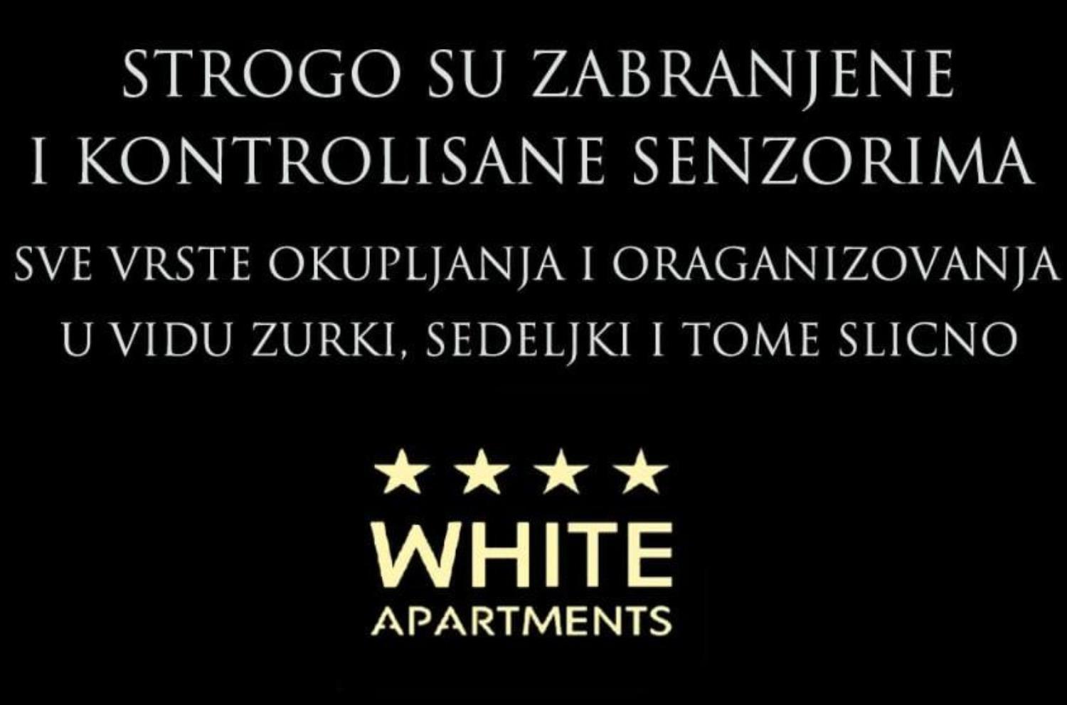 White Apartments Belgrád Kültér fotó