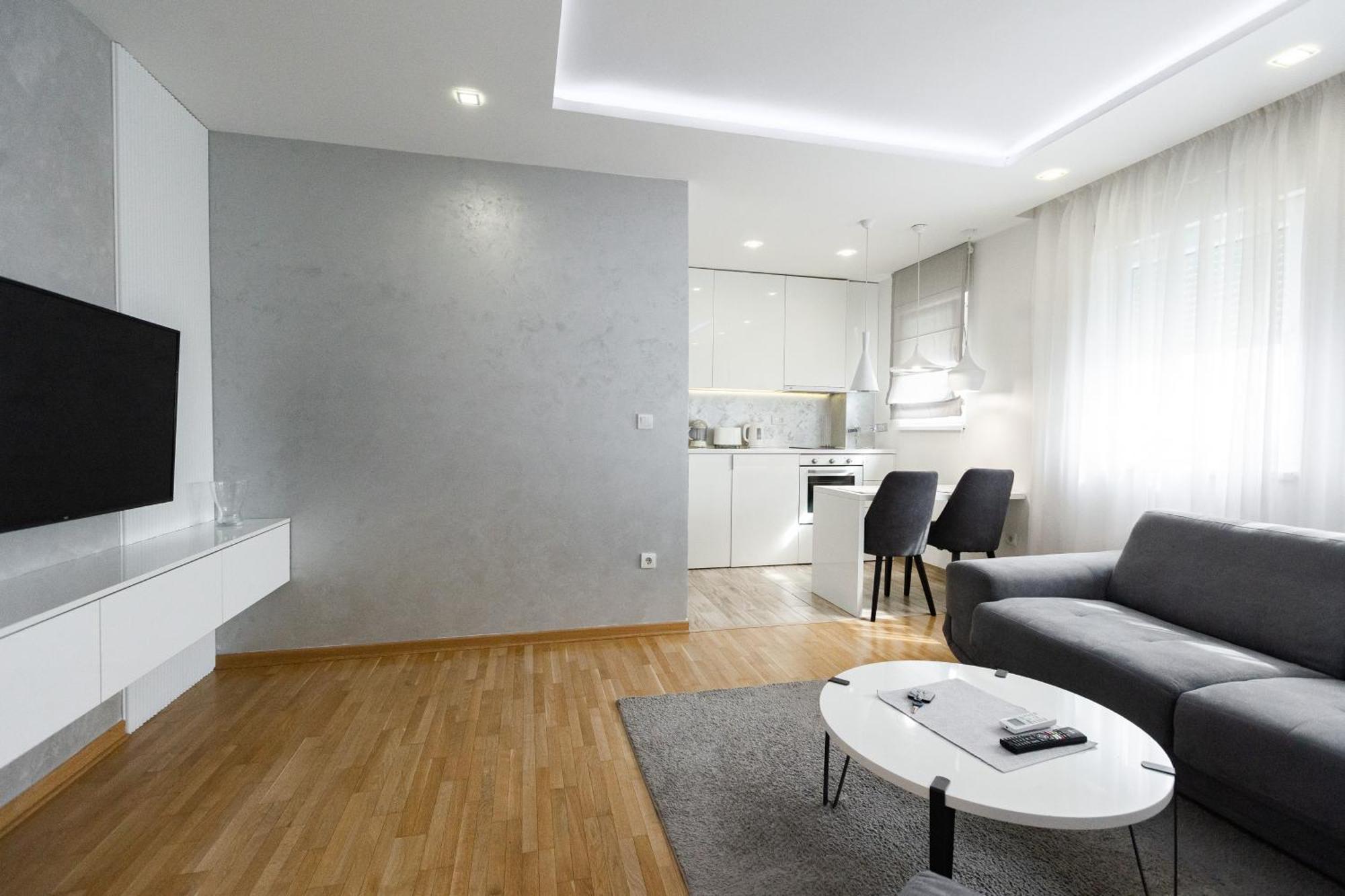 White Apartments Belgrád Szoba fotó