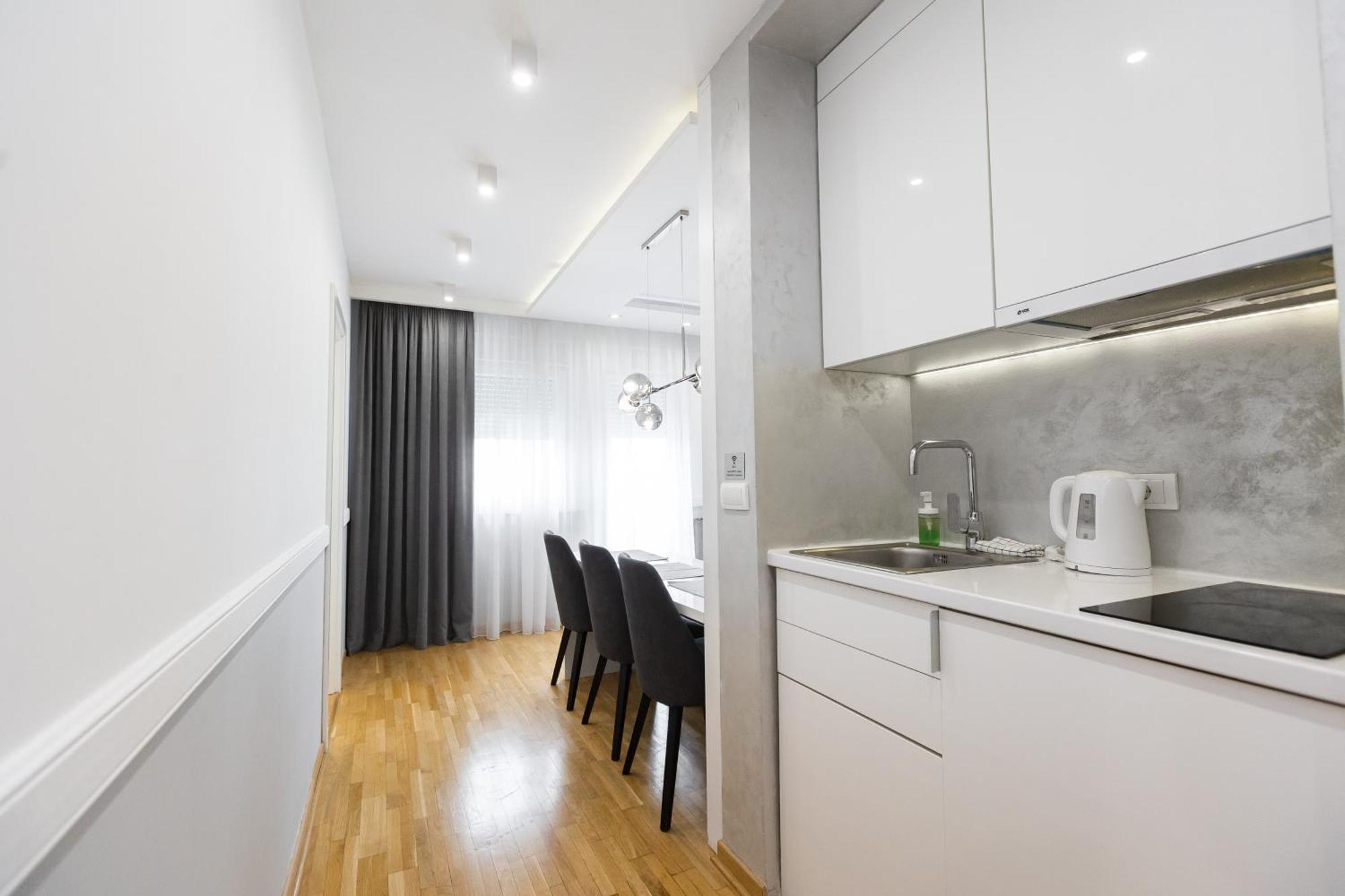 White Apartments Belgrád Szoba fotó